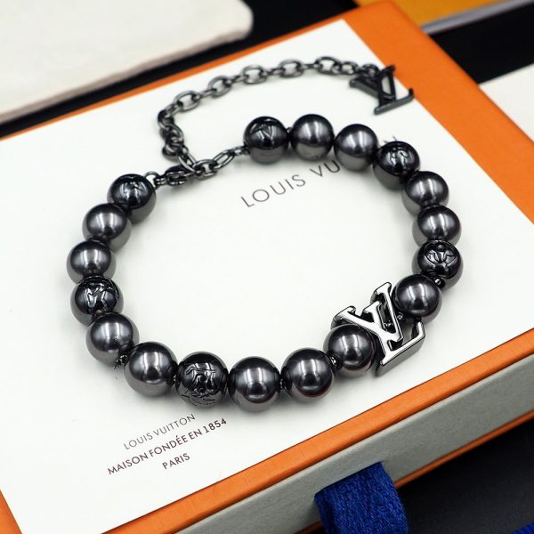 18K Louis Monogram Pearls Bracelet - 图片 3