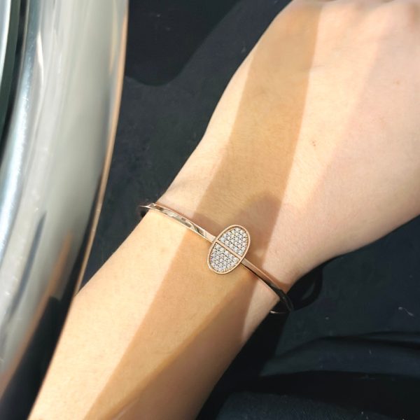 18K Chaine d'Ancre Verso H Bracelet - 图片 7