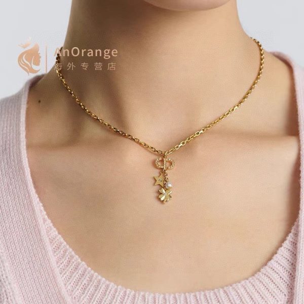 18K Petit CD Lucky Charms Necklace - 图片 3