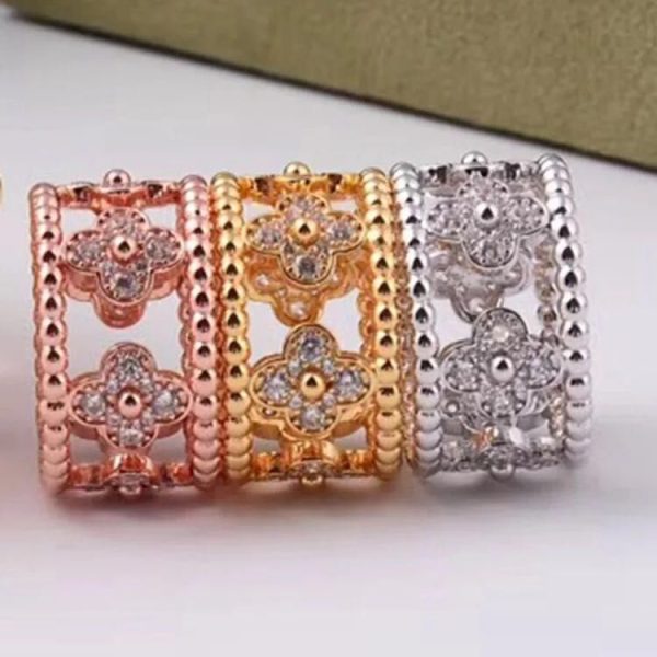 18K Perlée Clovers Ring - 图片 5