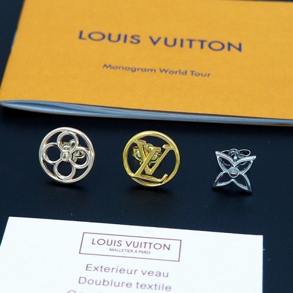 18K Louis Lace Earrings - 图片 5