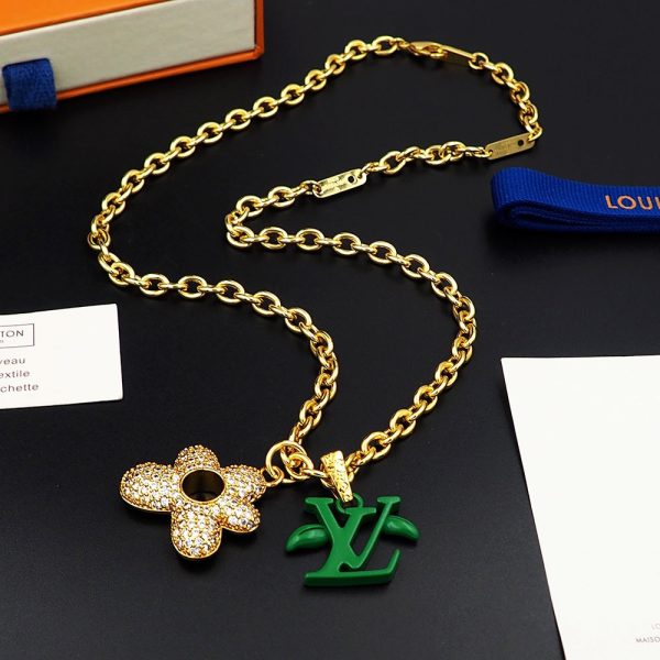 18K Louis Blooming Pendant Necklace - 图片 3