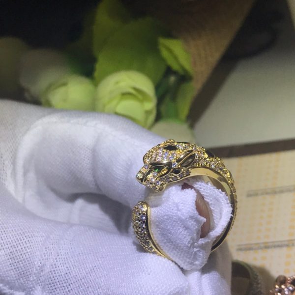 18K Panthère De Diamond Ring - 图片 3