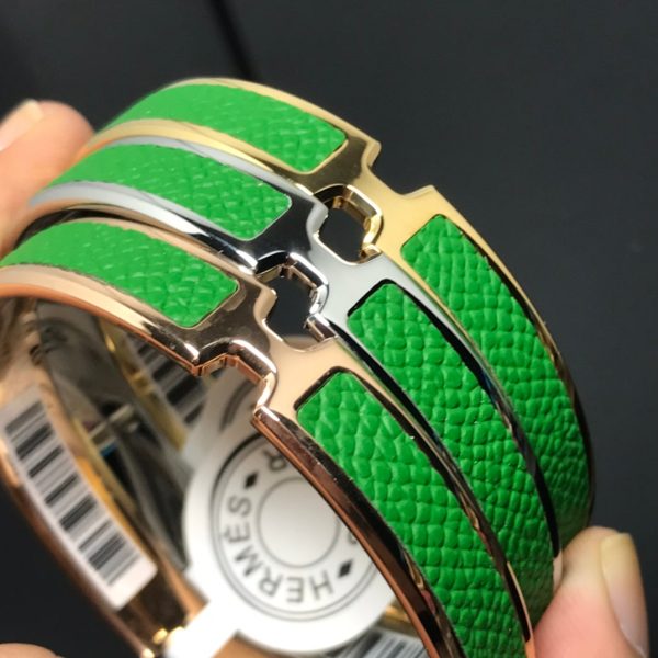 18K Olympe Green H Bracelet - 图片 5