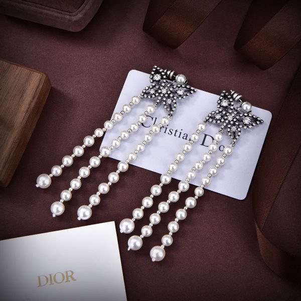 18K CD Papillon De Nuit Earrings - 图片 3