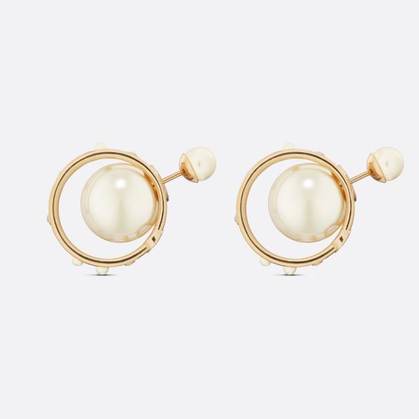 18K CD D-Backstage Earrings - 图片 2