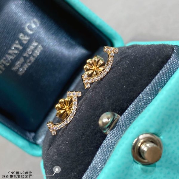 18K T Smile Diamonds Earrings - 图片 7
