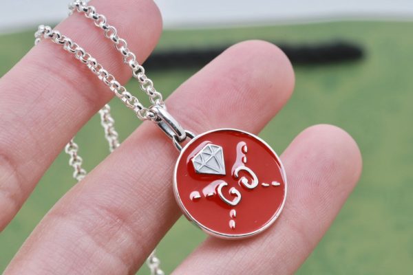 18K Double G Ghost Red Necklace - 图片 8
