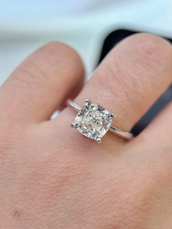 18K T True Engagement Ring - 图片 2