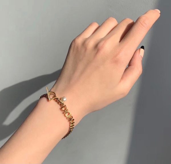 18K CD Revolution Logo Bracelet - 图片 5