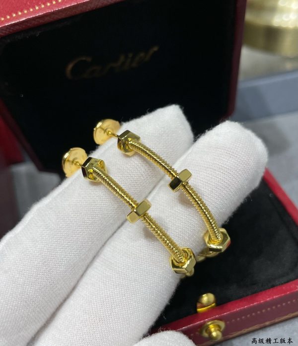 18K Ecrou De Earrings - 图片 12