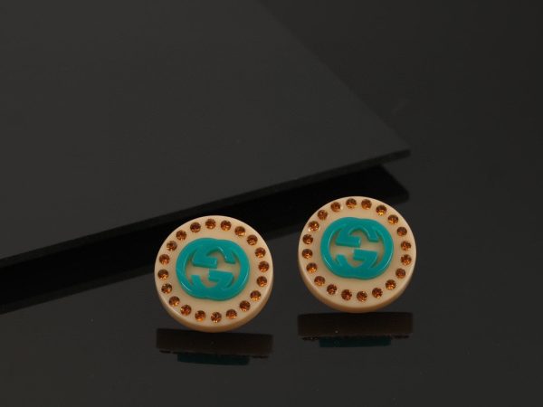 18K Double G Resin Earrings - 图片 5