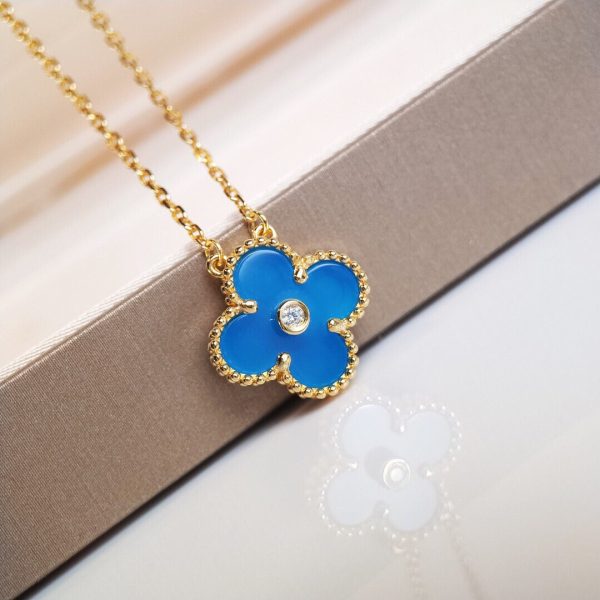 18K Vintage Alhambra Agent Clover Necklace - 图片 6