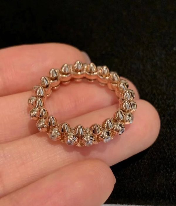 18K Clash De Diamond Ring - 图片 7