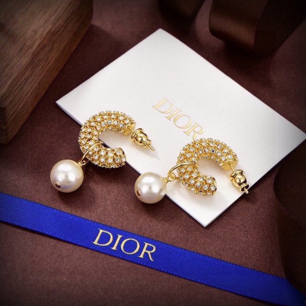 18K CD Tribales Pave Diamond Earrings - 图片 4