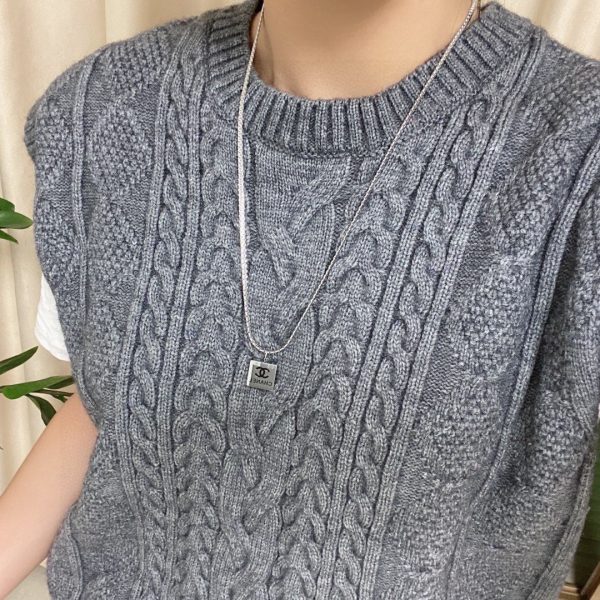 18K CC Pendant Necklace - 图片 2