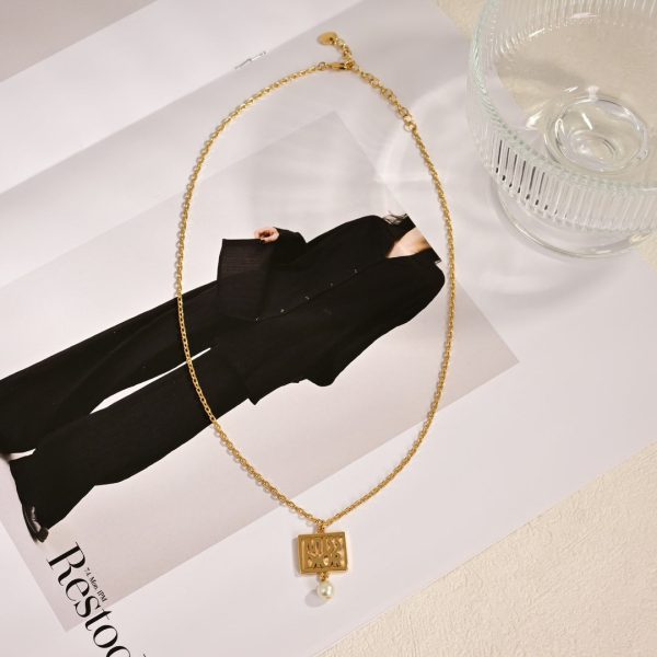 18K CD Miss Necklace - 图片 4
