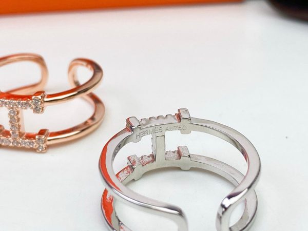 18K Ever Chaine D'ancre H Ring - 图片 4