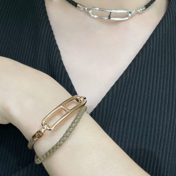 18K Roulis Double Tour Grey H Bracelet - 图片 3