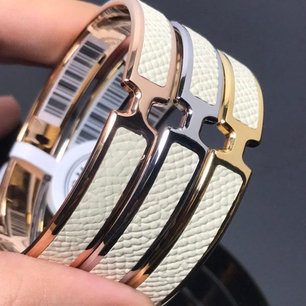 18K Olympe White H Bracelet - 图片 4
