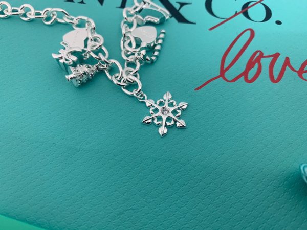 18K T Christmas Tag Bracelet - 图片 4