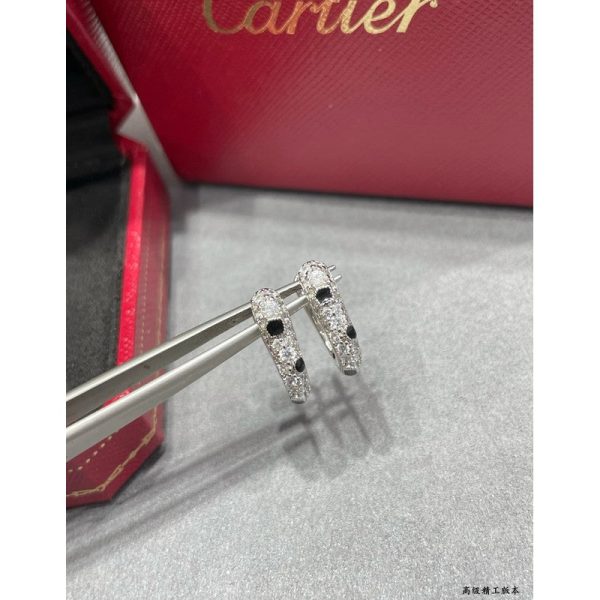 18K Panthère De Earrings - 图片 3