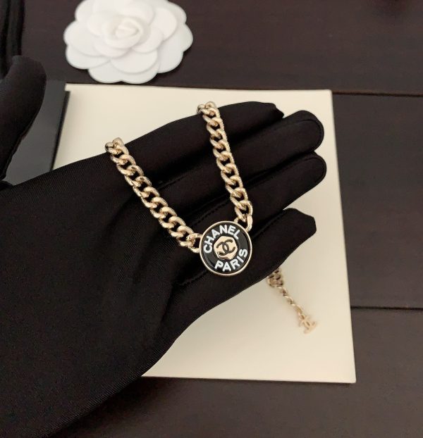 18K CC Paris Choker Necklace - Image 3