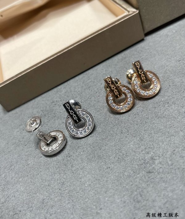 18K BV White Gold Earrings - Image 9