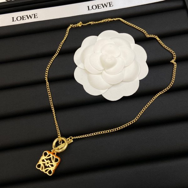 18K Anagram Pendant Necklace - Image 12