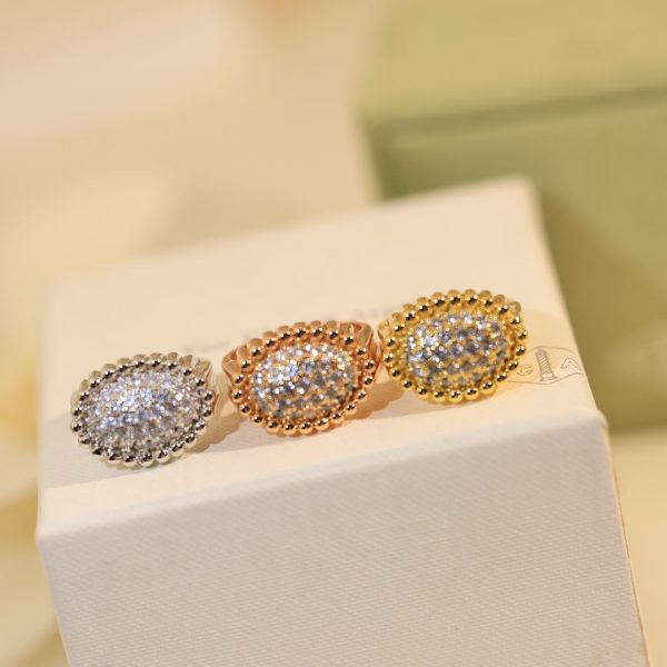 18K Perlée Diamond Ring - 图片 4