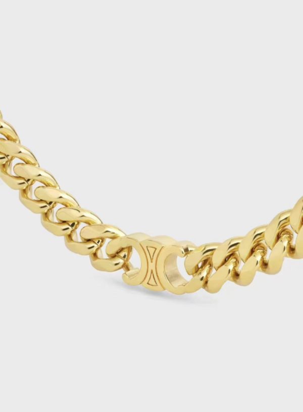 18K Triomphe Gourmette Chain Necklace - 图片 4