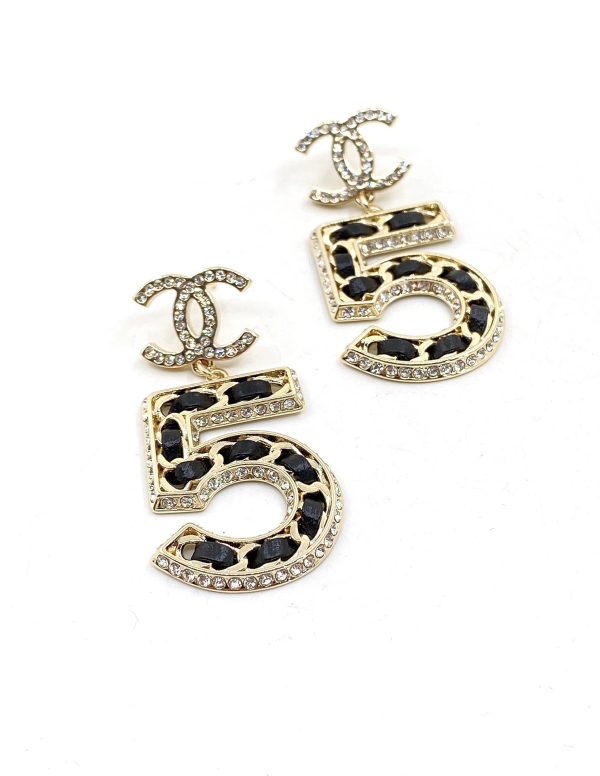 18K CC N0.5 Perfume Earrings - 图片 2