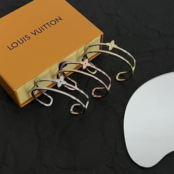 18K Louis Idylle Blossom Two-Row Bracelet - 图片 7