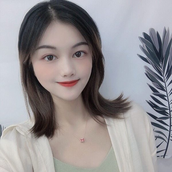 18K Cage D'H White H Necklace - 图片 2