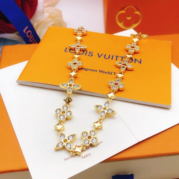 18K Louis Blooming Crystals Necklace - 图片 4