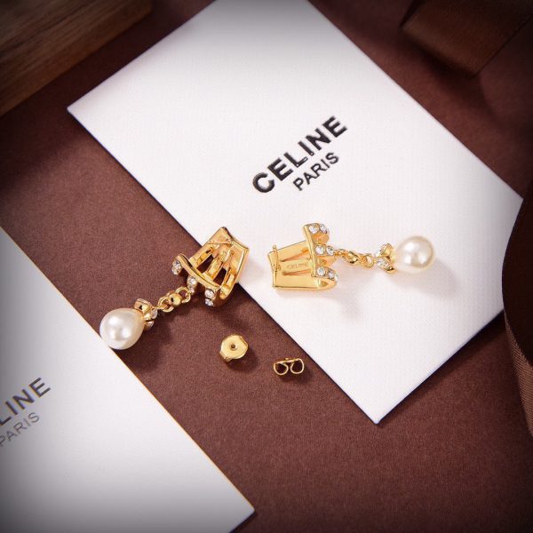 18K Triomphe Vintage Pearls Earrings - 图片 3