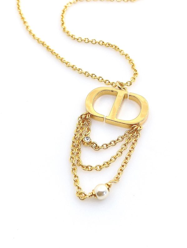 18K Petit CD Necklace - 图片 7