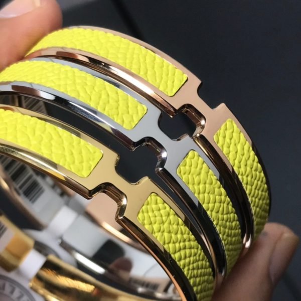18K Olympe Yellow H Bracelet - 图片 4