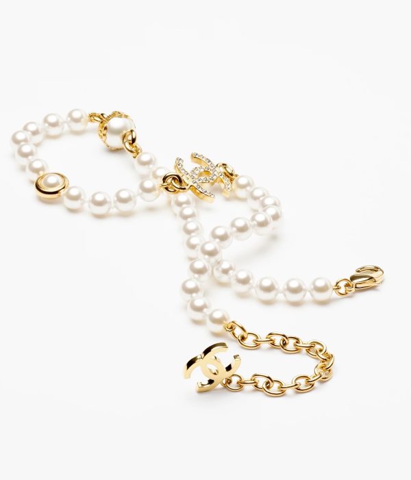 18K CC Pearl Chain Necklace - 图片 4