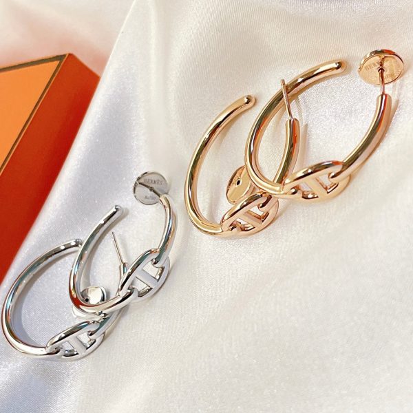 18K Chaine D'Ancre H Earrings - 图片 4