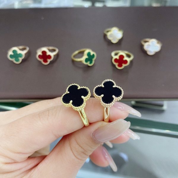 18K Magic Alhambra Clover Ring - 图片 4