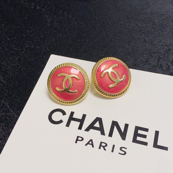 18K CC Red Earrings - 图片 6