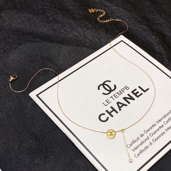 18K CC Gold Necklace - 图片 2