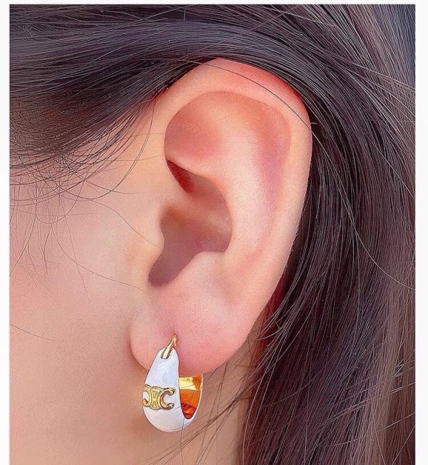 18K Triomphe Pearl Earrings - 图片 3