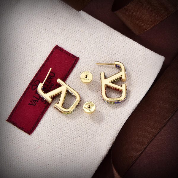 18K Garavani Vlogo Signature Earrings - 图片 4