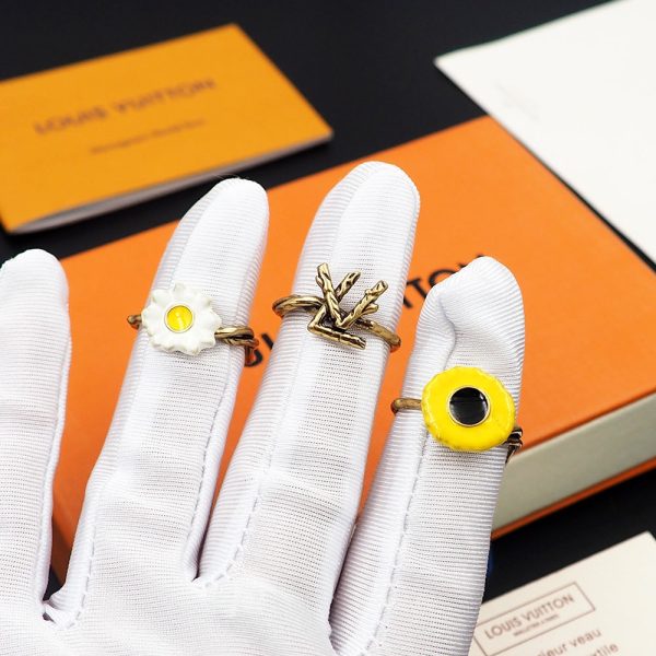 18K Louis Gardening Set of Three Rings - 图片 3