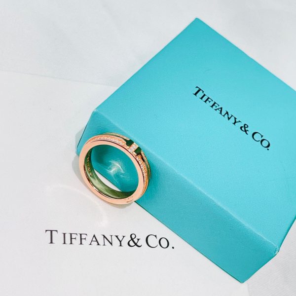 18K T Narrow Pavé Diamond Ring - 图片 7