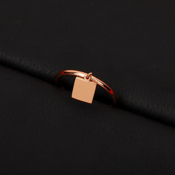 18K Chaine D'ancre Verso H Ring - Image 4