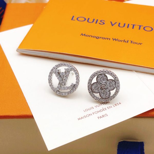 18K Louis Blossom Diamond Earrings - 图片 10