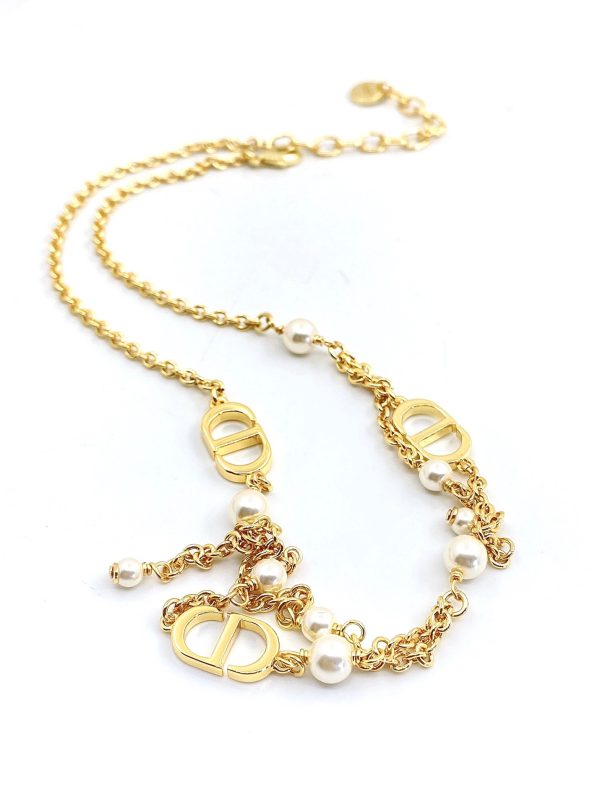 18K CD Pearl Necklace - 图片 3